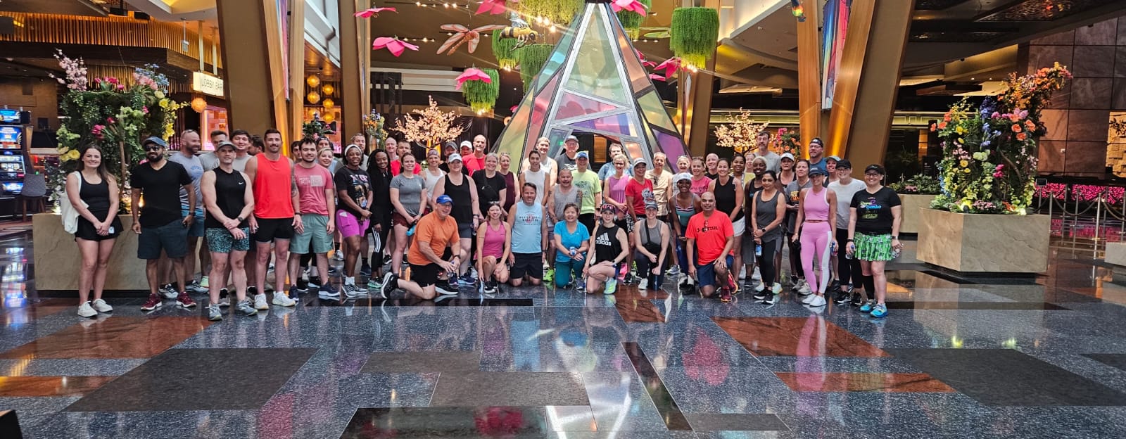 DiligenceOS team on the Las Vegas Strip walking tour, 2026 - photo 1